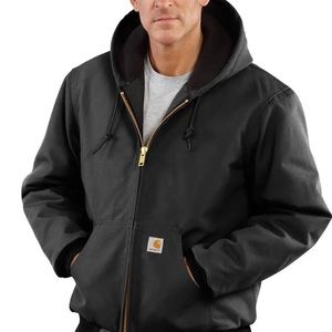 CARHARTT FLANNEL-LINED ACTIVE JACKET- LOOSE FIT - FIRM DUCK - 3 WARMEST RATING